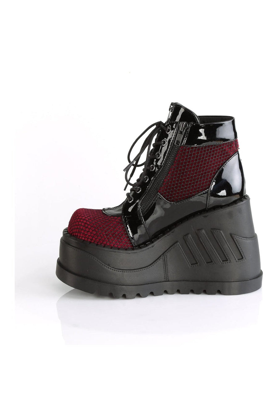 STOMP-18 Black Patent Cyber Shoe-Cyber Shoes-SEXYSHOES.COM