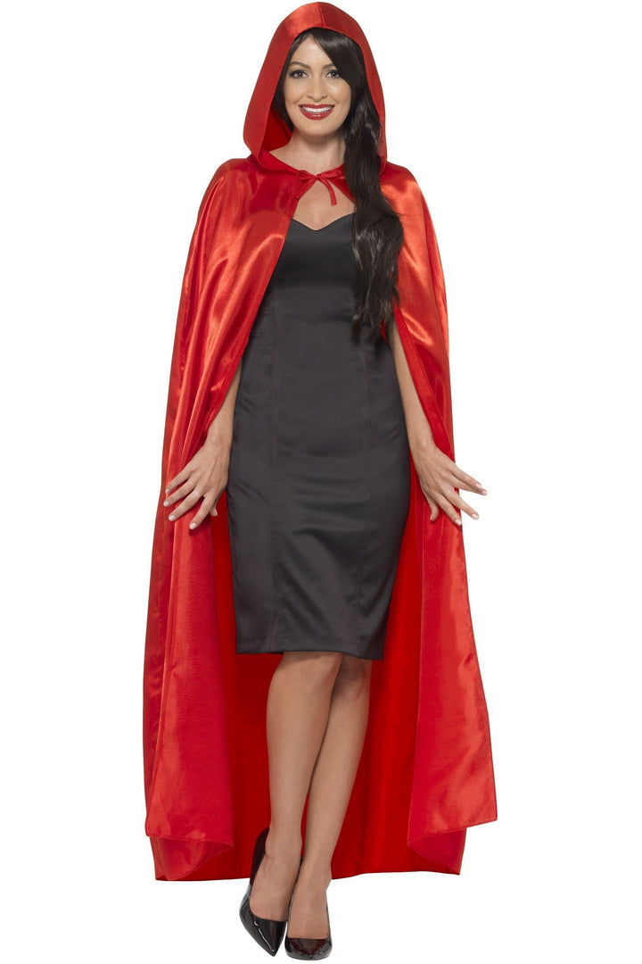 Satin Hooded Cape