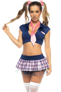 Mapale Schoolgirl After Class Costume in Blue  from SexyShoes.com