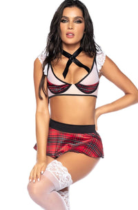 Mapale Sexy School Girl Set in Red  from SexyShoes.com