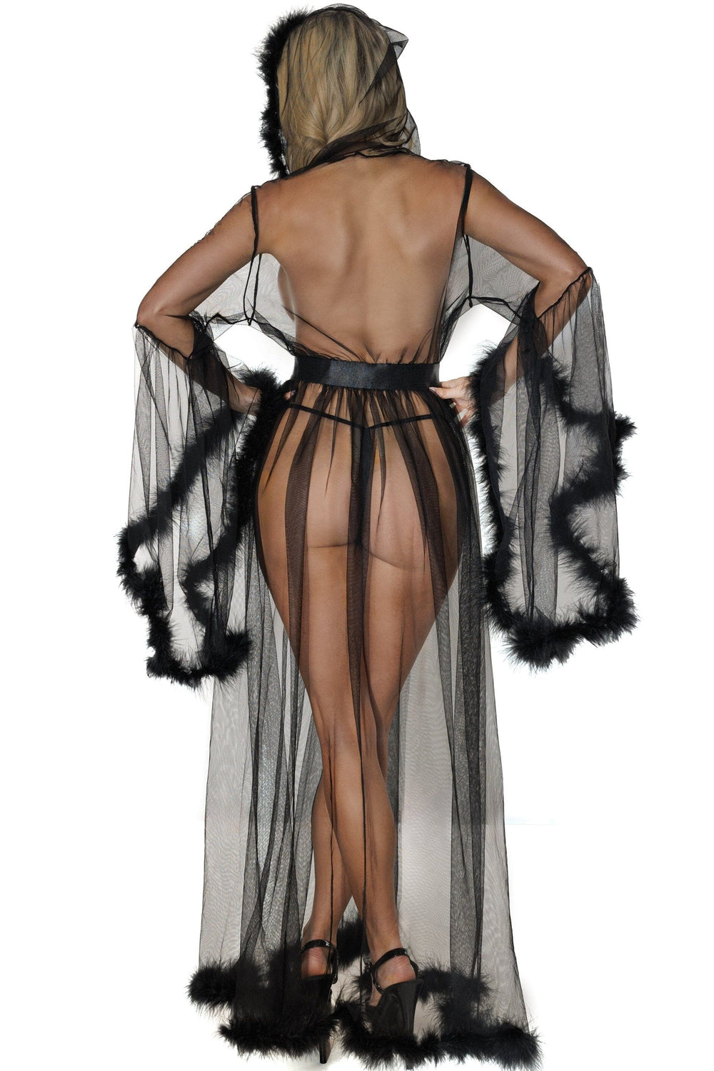 Sheer Robe-Gowns + Robes-SEXYSHOES.COM