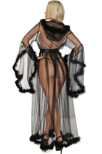 Sheer Robe-Gowns + Robes-SEXYSHOES.COM