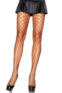 Leg Avenue Spandex Diamond Panty Hose in Black  from SexyShoes.com