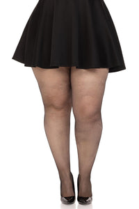 Leg Avenue Spandex Micro Net Tights in Black  from SexyShoes.com