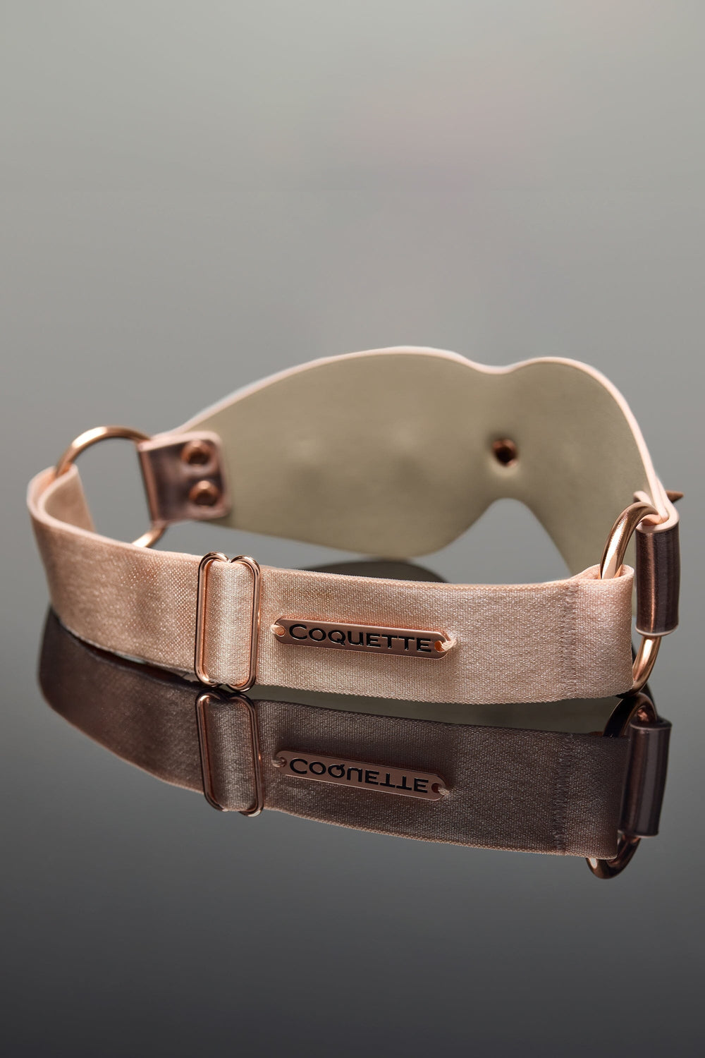 Spike Pleather Blind Fold-Fetish Accessories-SEXYSHOES.COM