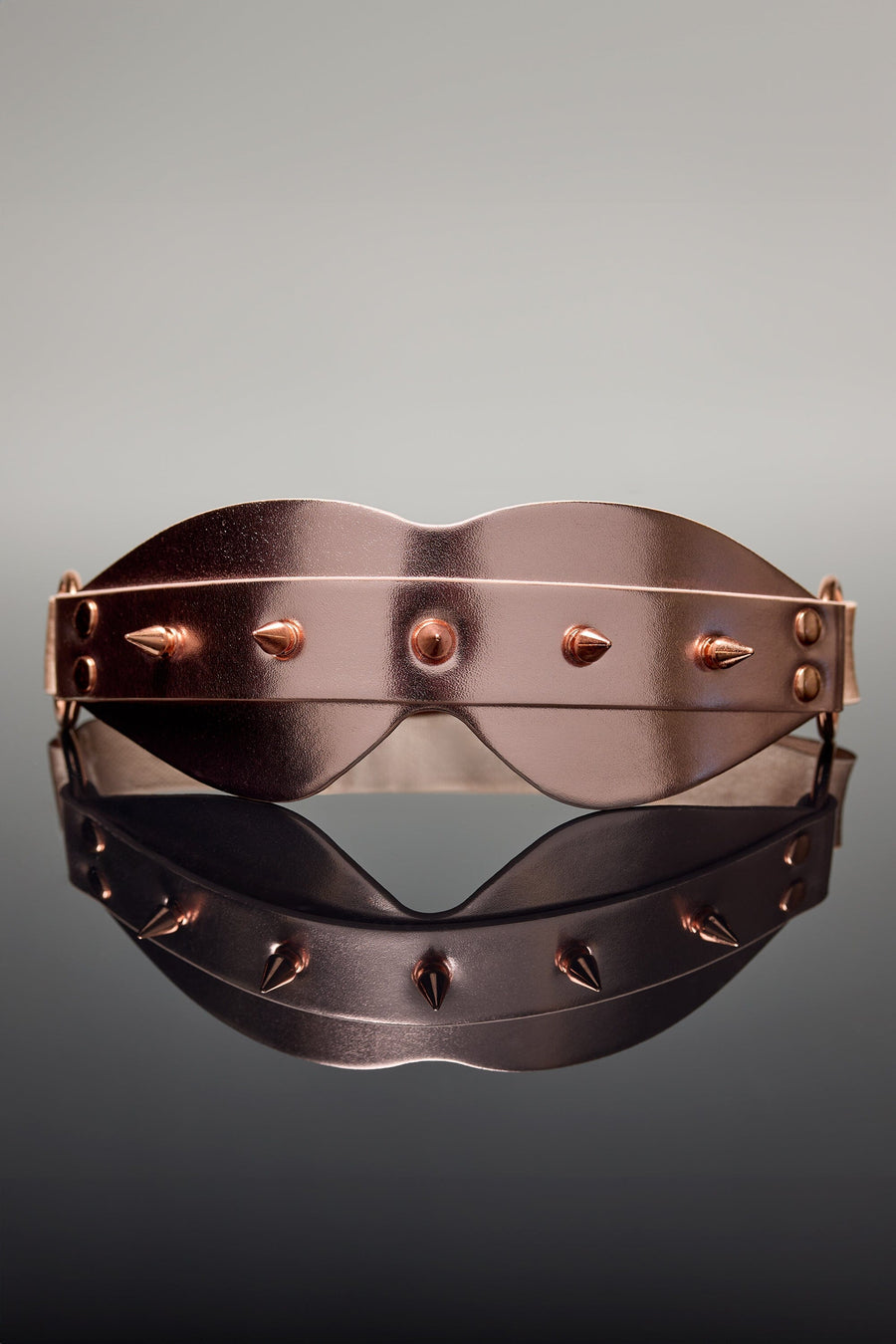 Spike Pleather Blind Fold-Fetish Accessories-SEXYSHOES.COM