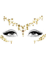 Star Sign Face Jewels Sticker