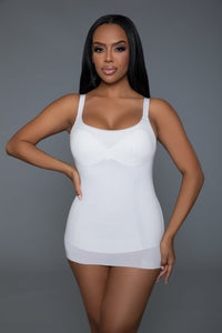 BeWicked Stay Sexy Versatile Tummy Control Shapewear in White  from SexyShoes.com