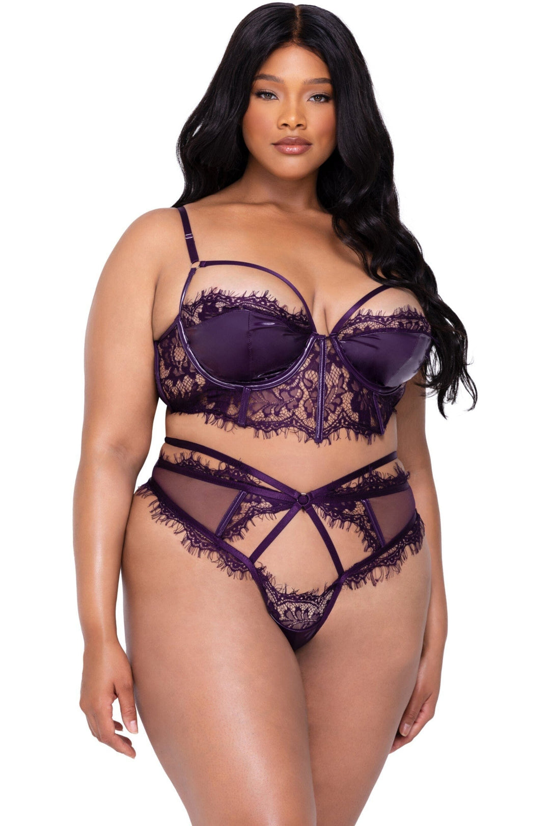 Roma Confidential Sugar Plum 2 Piece Short Set in Purple  from SexyShoes.com