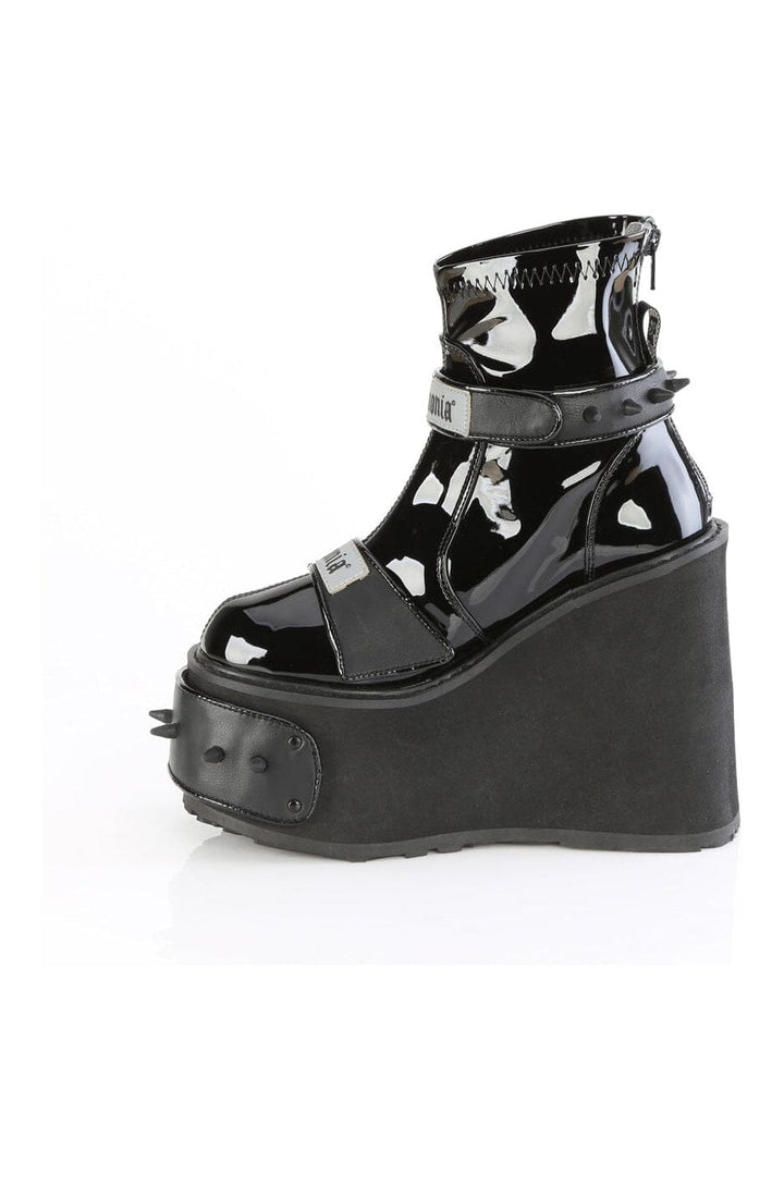 TRANSFORMER-808 Black Vegan Leather Cyber Shoe