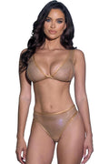 Think Sparkle Rhinestone Bralette 2pc Set
