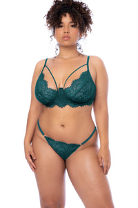 Three Piece Eyelash Lace Set-Lingerie Sets-SEXYSHOES.COM