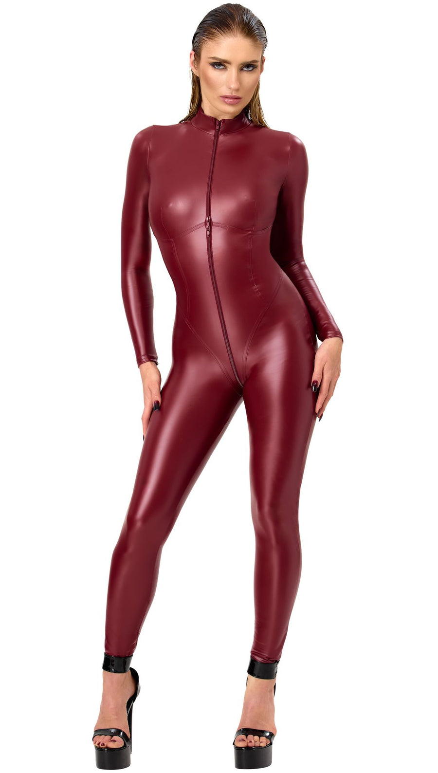 Three-Way Zip Catsuit