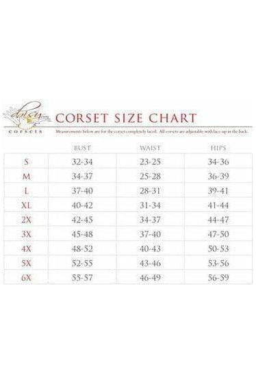 Daisy Corsets Top Drawer 2 PC Pin Up Sailor Corset Dress Costume in Multi 