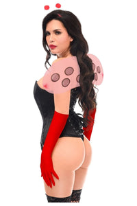 Daisy Corsets Top Drawer 4 PC Sassy Ladybug Corset Costume in Multi 