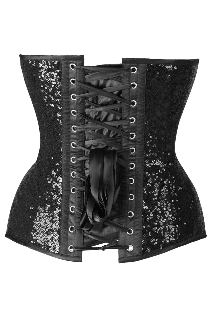 Top Drawer 5 PC Premium Sequin Bunny Corset Costume