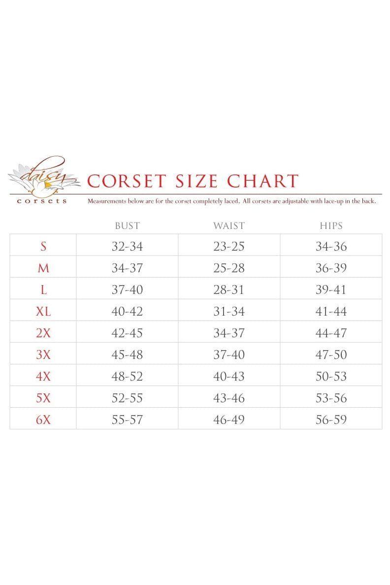 Top Drawer 5 PC Sequin Black/Red Cat Corset Dress Costume
