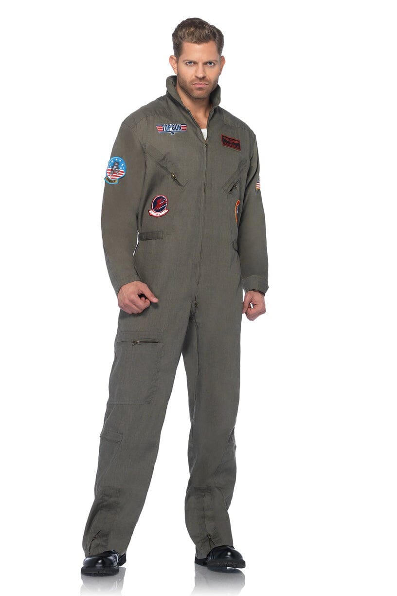 Leg Avenue Top Gun Men's Flight Suit in Nude 