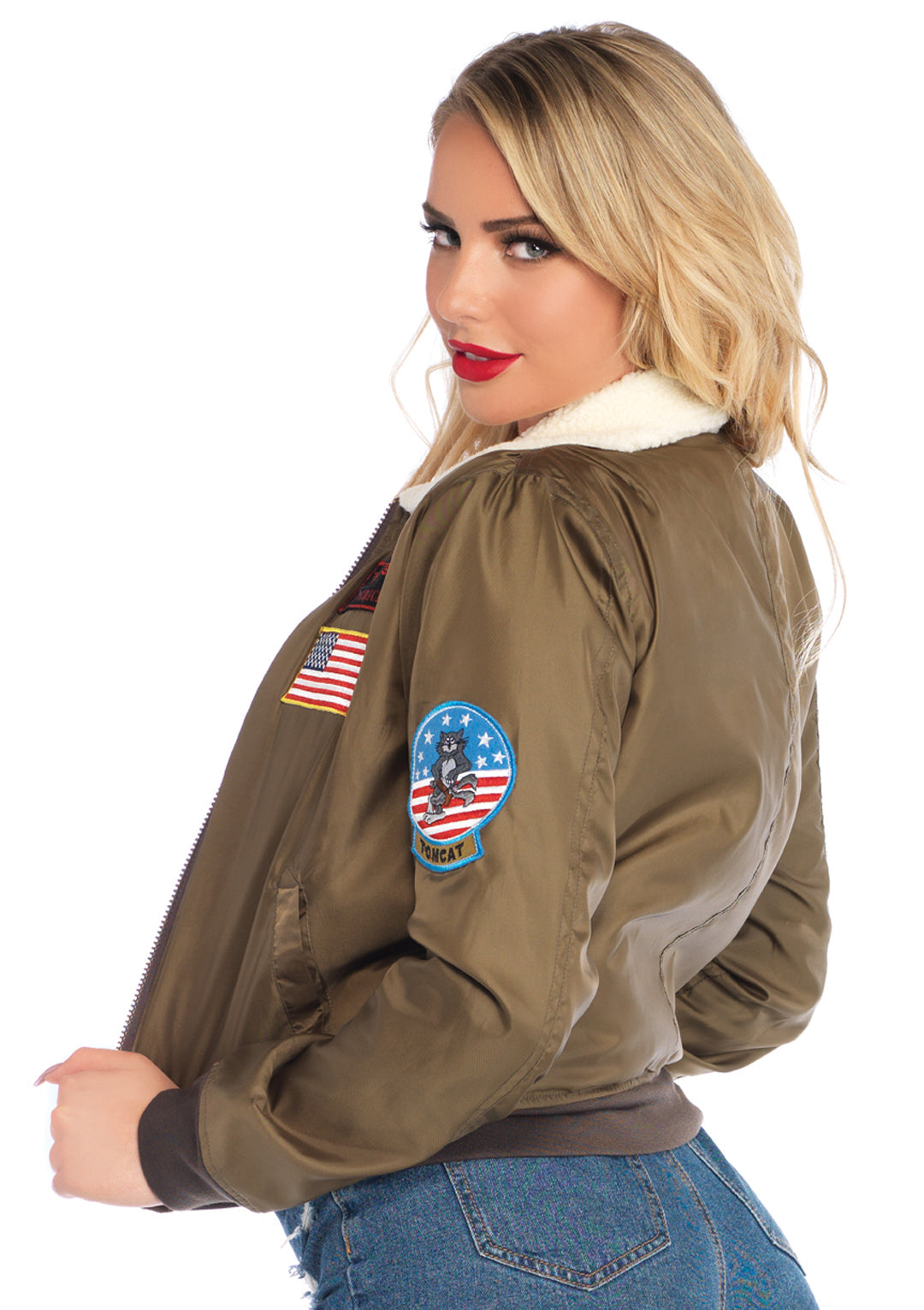 Top Gun women's nylon bomber