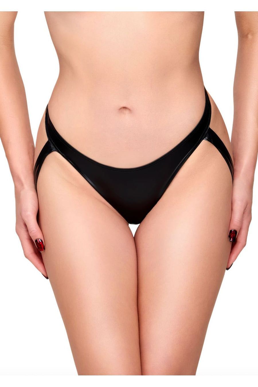 Troublemaker Black Strappy Panties