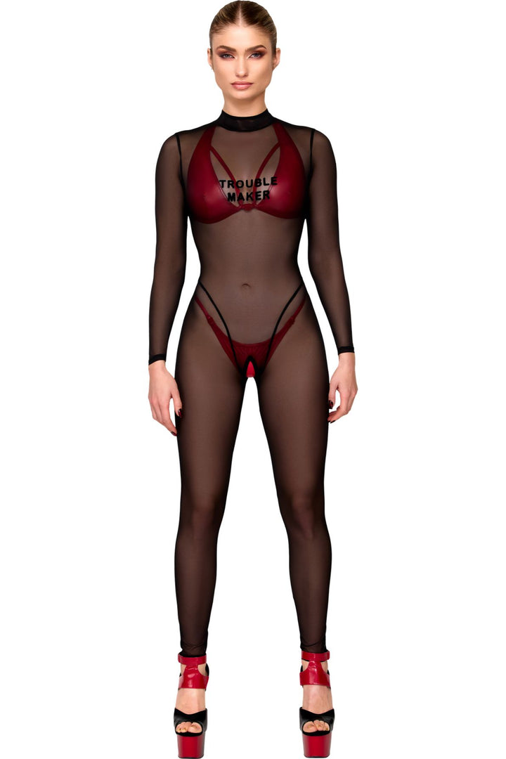 Troublemaker Mesh Catsuit
