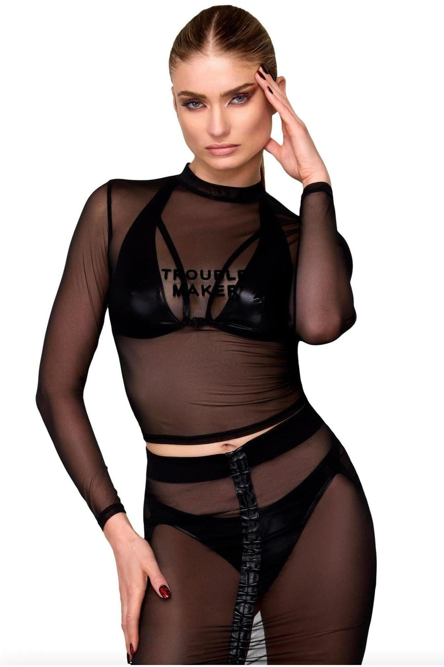 Troublemaker Mesh Top