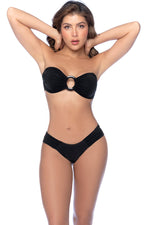 Two-Piece Swimsuit with Bandeau Top