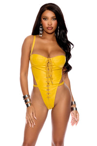 UNDERWIRE CUPS LACE UP TEDDY-Bodysuits-SEXYSHOES.COM