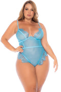 Underwire Lace Bodysuit in a Flattering Hue