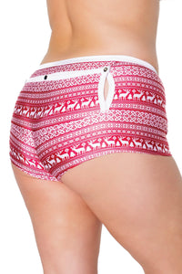 Unisex Boxer Brief With Snap Off Back Flap - Plus Size-Panties-SEXYSHOES.COM