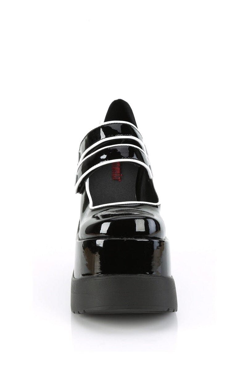 Demonia VOID-37 Black Patent Mary Jane in Black Patent