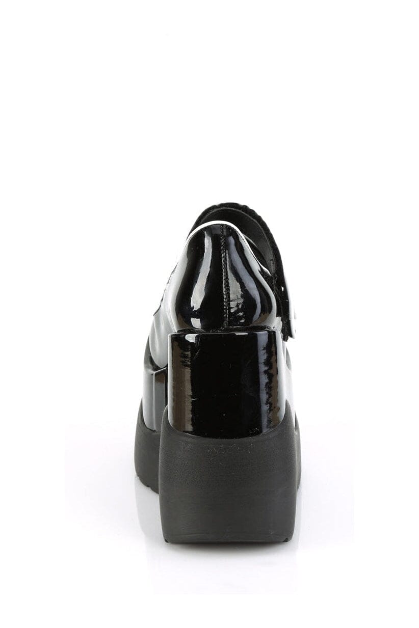 Demonia VOID-37 Black Patent Mary Jane in Black Patent