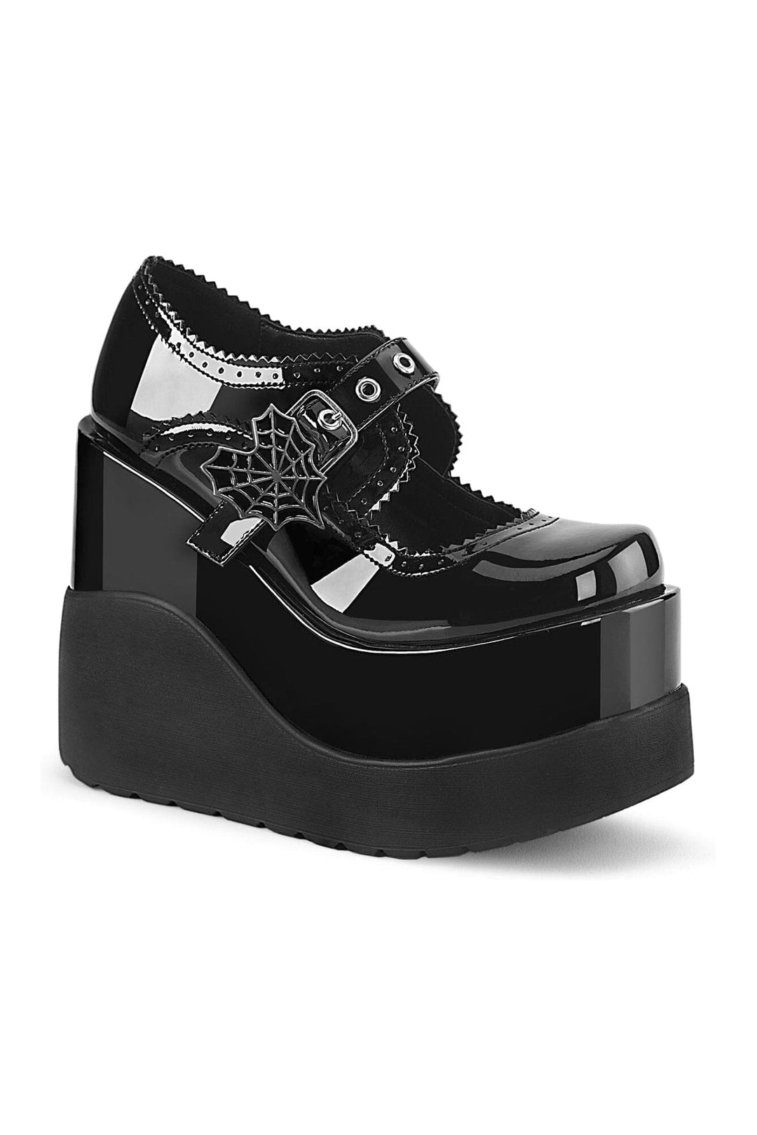 Demonia VOID-38 Black Patent Mary Jane in Black Patent from SexyShoes.com
