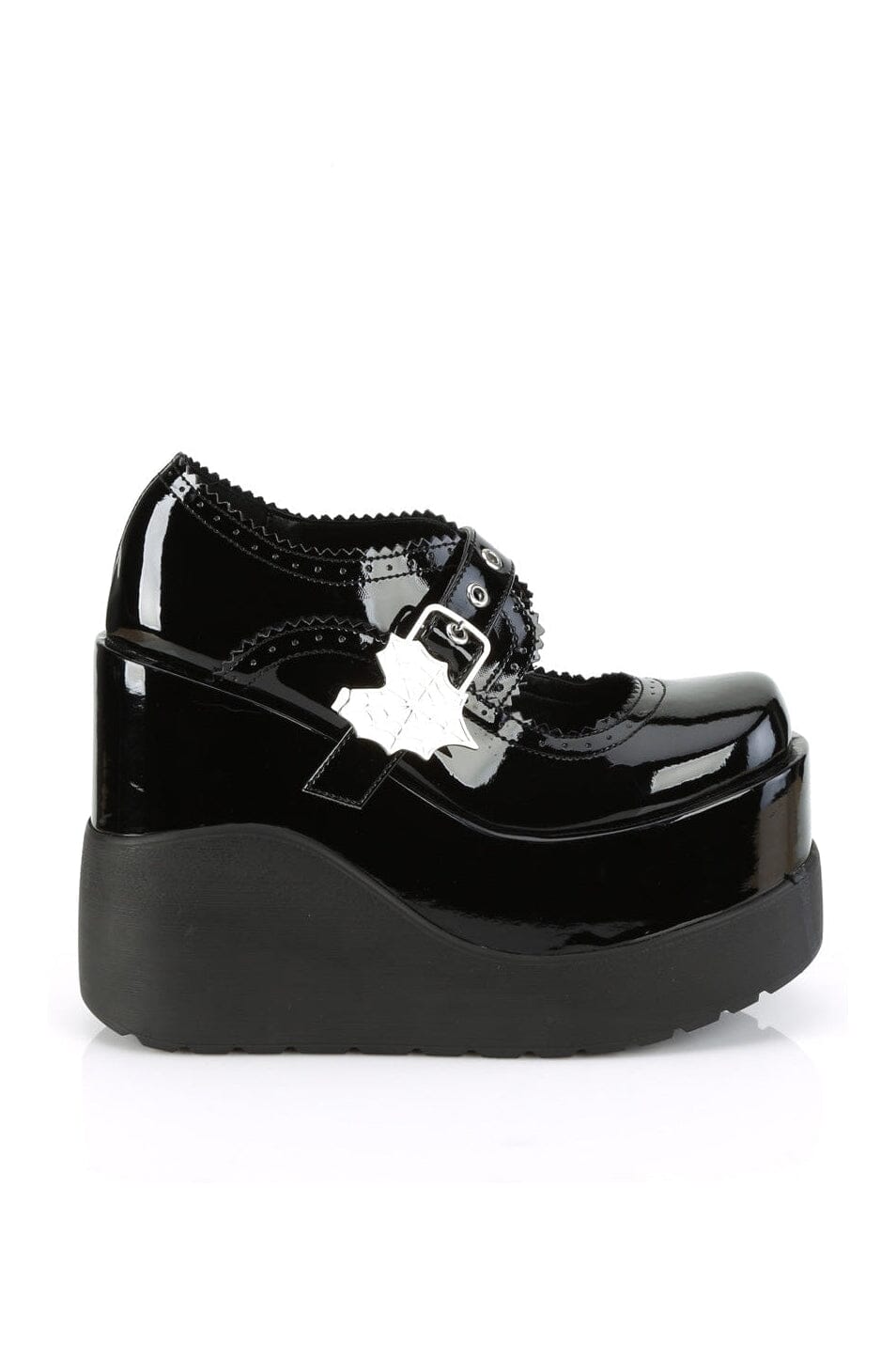 Demonia VOID-38 Black Patent Mary Jane in Black Patent