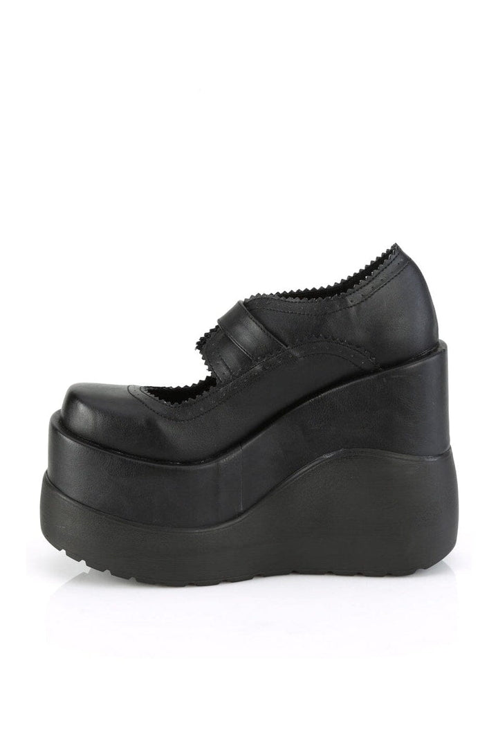 VOID-38 Black Vegan Leather Mary Jane