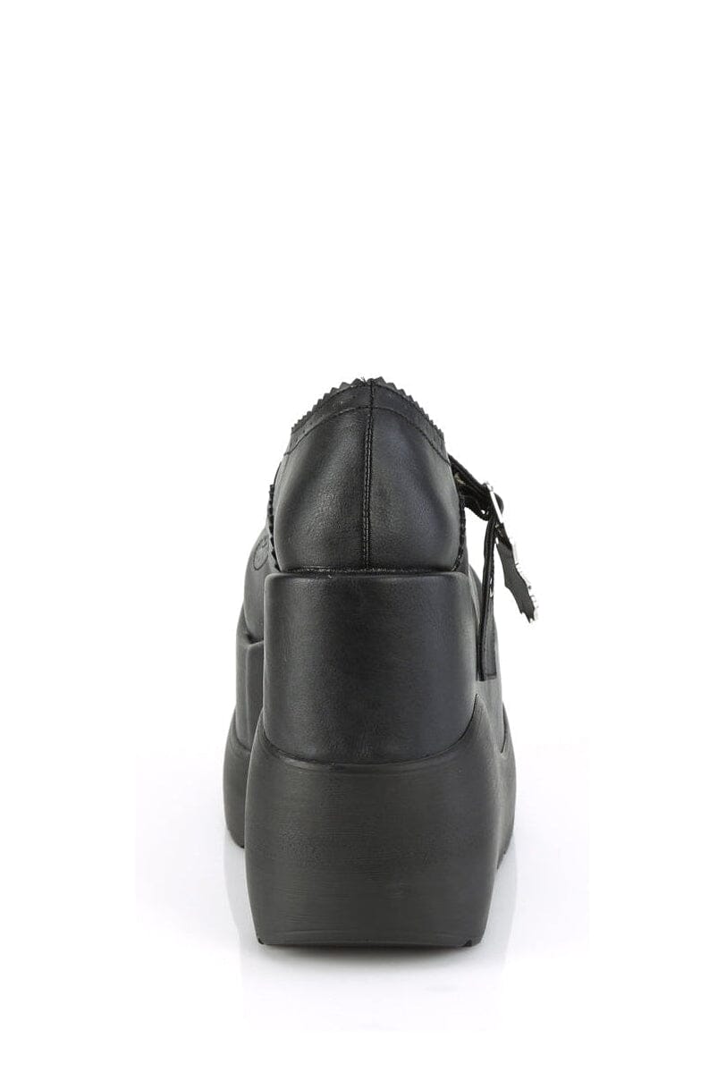 VOID-38 Black Vegan Leather Mary Jane