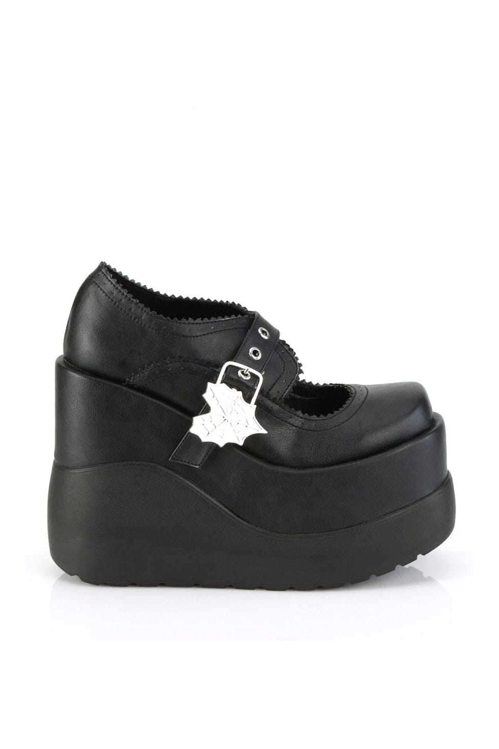 VOID-38 Black Vegan Leather Mary Jane-Mary Janes-SEXYSHOES.COM
