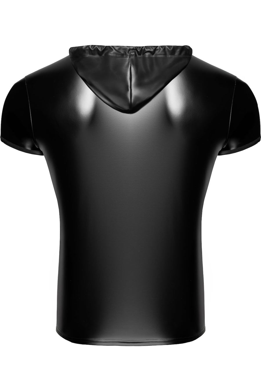 Vexen Black Men's Hooded Zippered Top
