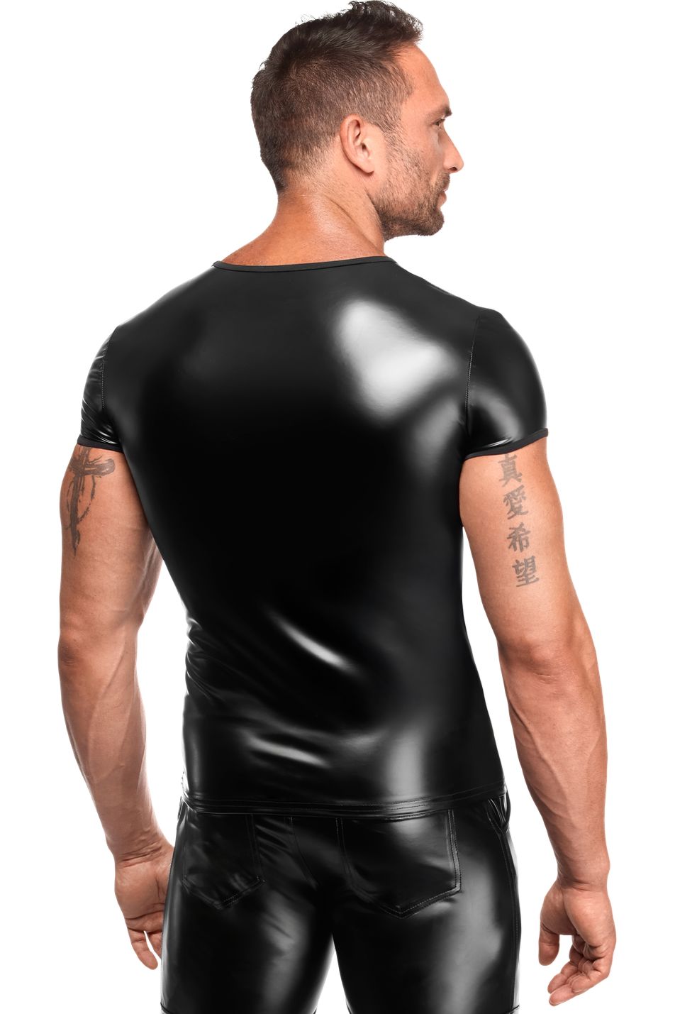 Vexen Black Wetlook Men's Top