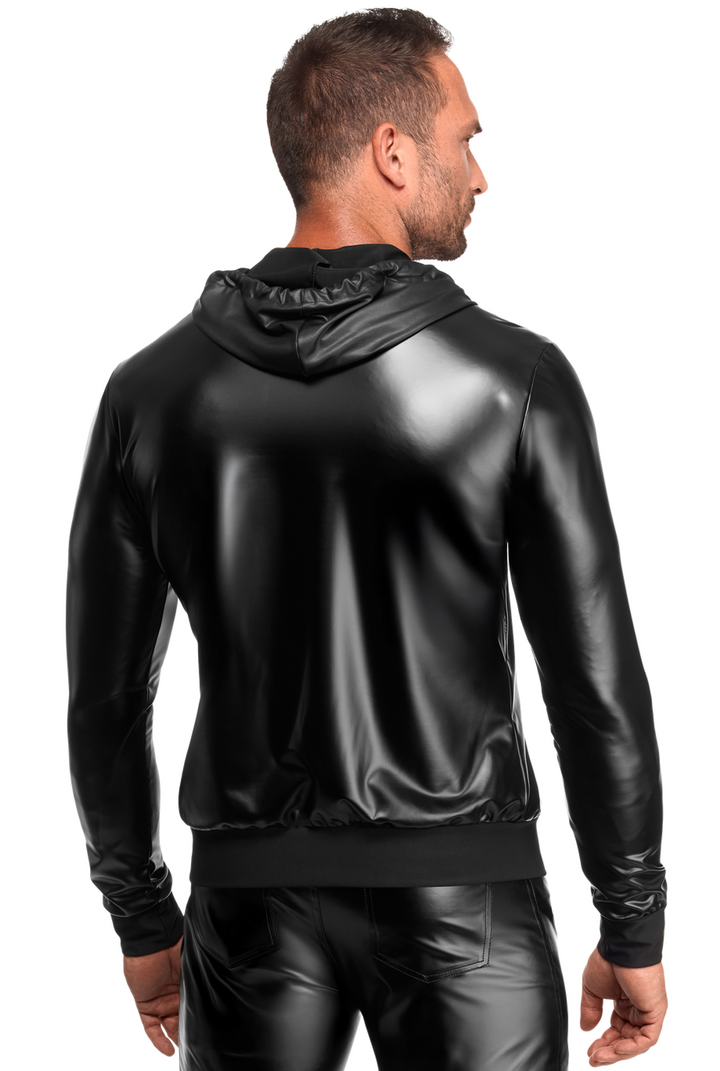 Vexen Hooded Men's Wetlook Jacket