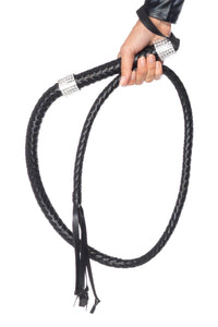 Leg Avenue Vixen Whip With Rhinestone Handle in Black  from SexyShoes.com