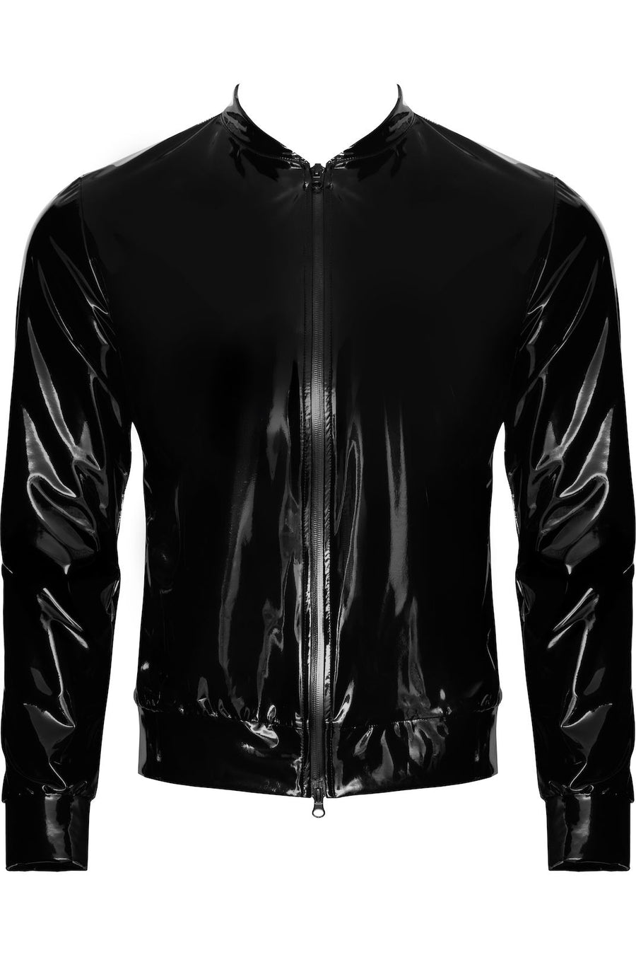Voltage Men's Black PVC Jacket