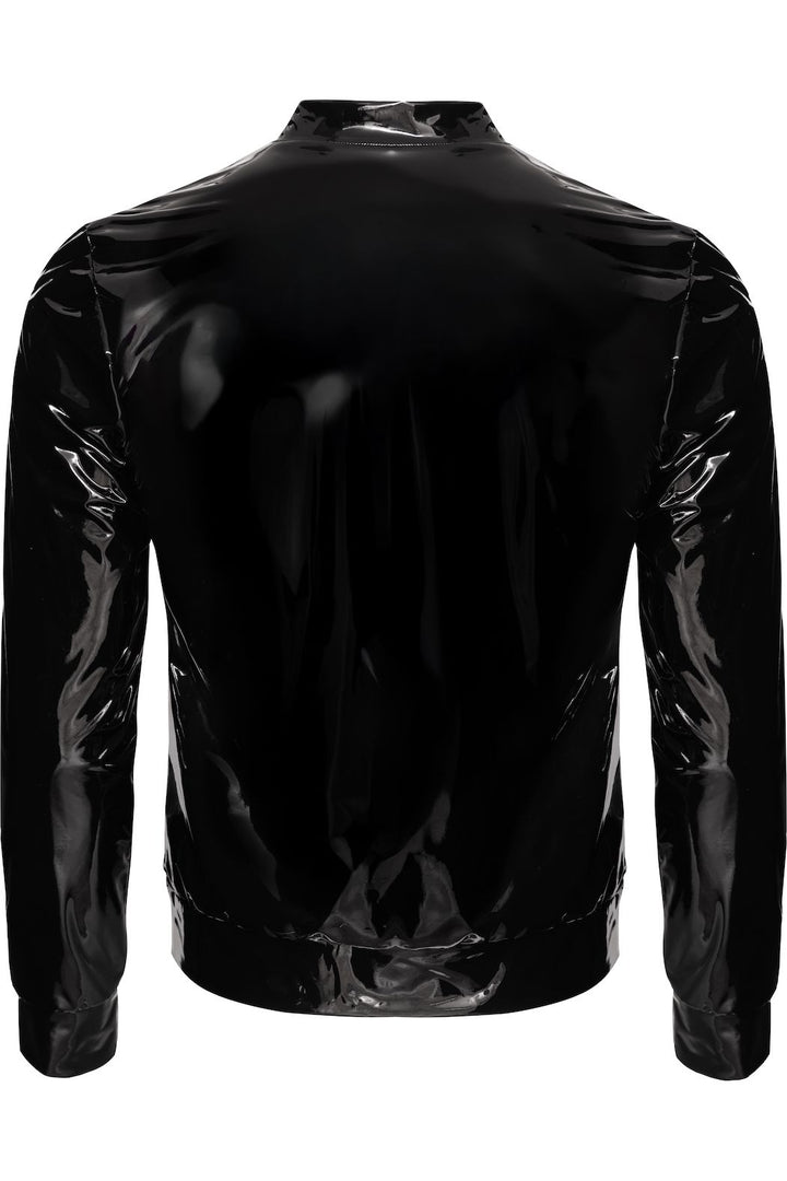 Voltage Men's Black PVC Jacket