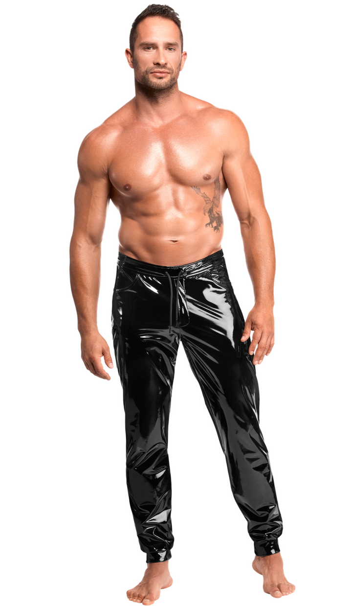 Voltage PVC Men's Black Pants