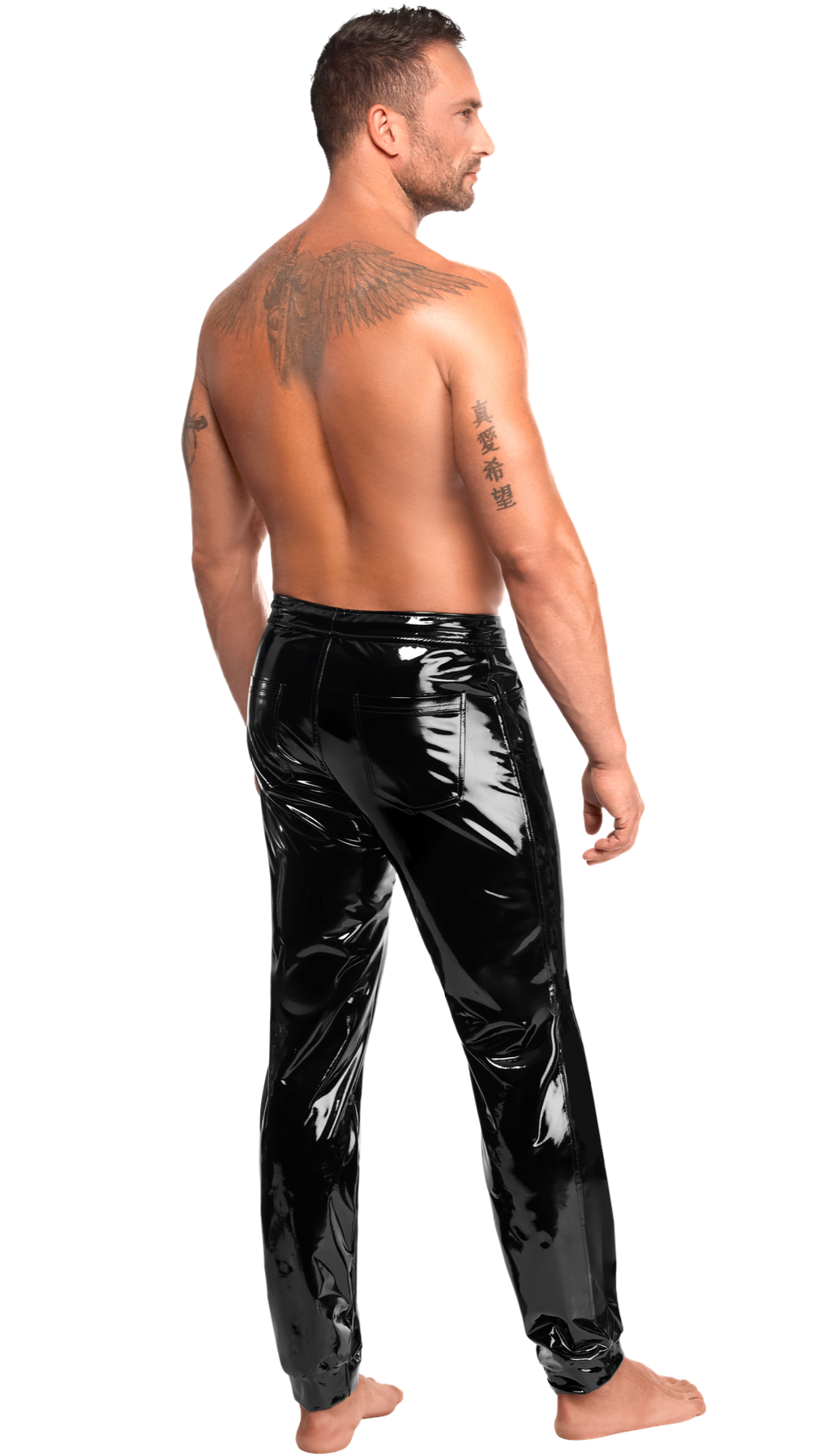 Voltage PVC Men's Black Pants