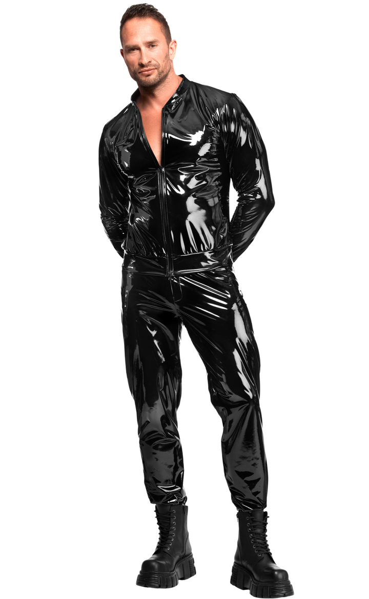 Voltage PVC Men's Black Pants