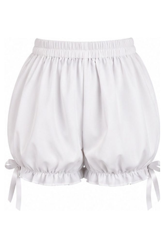 White Crepe Bloomers