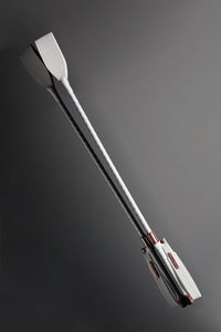 White Vegan Leather and Metal Crop Top-Leashes + Crops-SEXYSHOES.COM