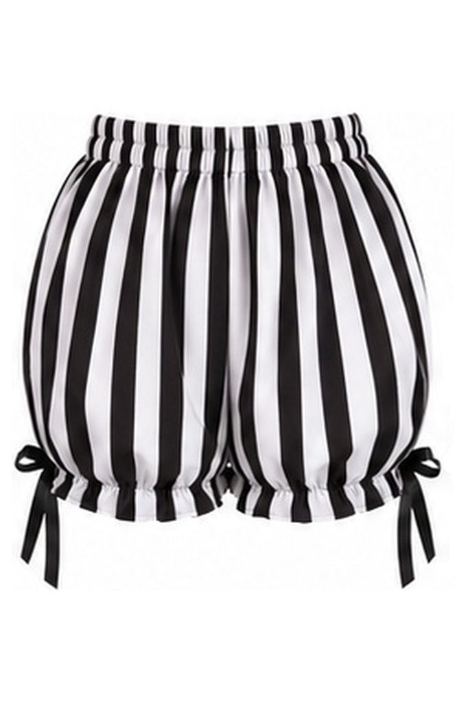 White/Black Striped Bloomers