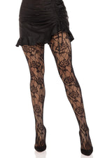 Wild Rose Net Tights